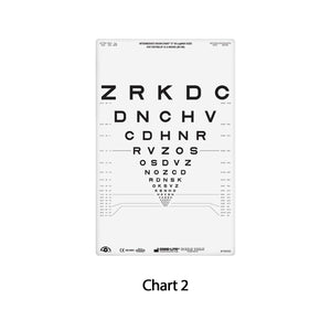 Good-Lite Illuminated Charts Chart(Intermediate): ESV1200™ and ESV1500™ - ETDRS 2000 Series - Sloan Letter - Chart 2 (31.5"/80cm) (758500) Chart(Intermediate): ESV1200™ and ESV1500™ - ETDRS 2000 Series - Sloan Letter - (31.5"/80cm)