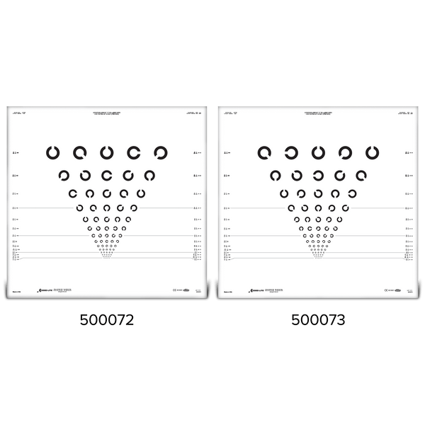 Good-Lite Landolt C ETDRS Clinical Trial Charts for ESV3000 and ESC2000