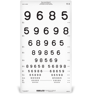 Good-Lite LEA NUMBERS® Proportional Spaced Distance Charts