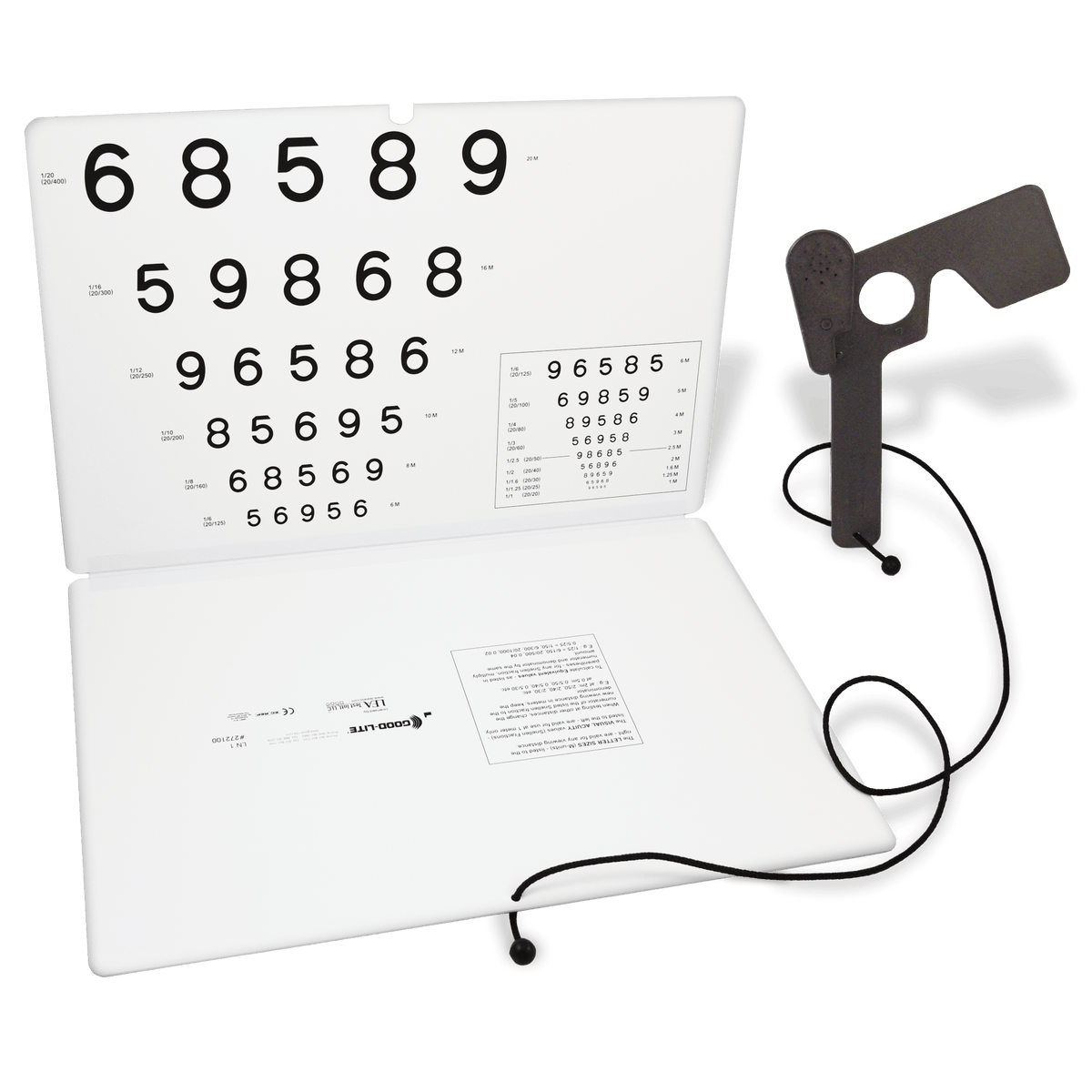 LEA NUMBERS® Chart for Vision Rehabilitation