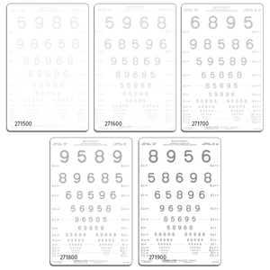 Good-Lite LEA NUMBERS<sup>®</sup> Low Contrast Charts for Illuminated Cabinets