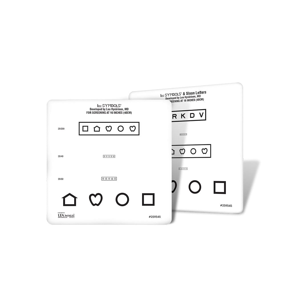 Card(Near): LEA SYMBOLS® and Sloan Letters Near Vision Card without Co ...