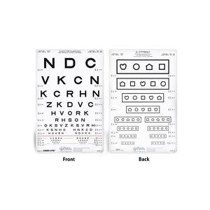 Good-Lite LEA Symbols® Mass./Sloan Letter Distance Chart with Western University Logo