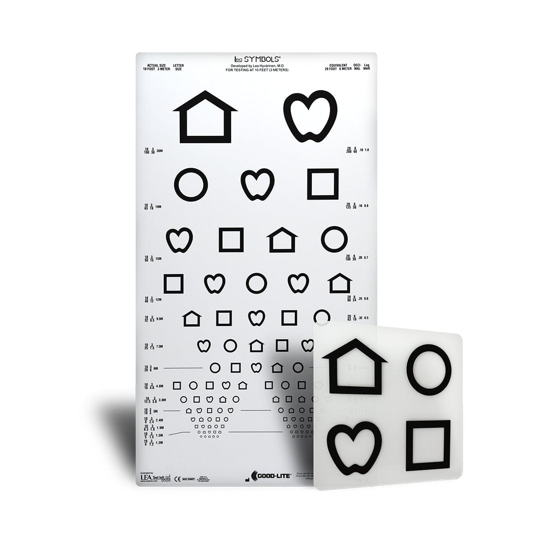 Good-Lite LEA Symbols® Proportional Distance Chart Set 10' LEA Symbols® Proportional Distance Chart Set 10'
