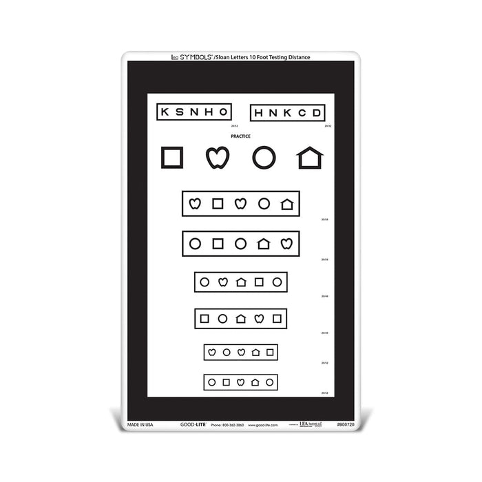 Critical-Line™ Quantum LED: LEA SYMBOLS® and Sloan Letters - Chart Only ...
