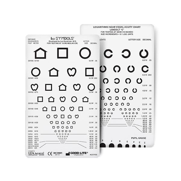 Good-Lite LEA SYMBOLS<sup>®</sup> and Landolt C Near Vision Card
