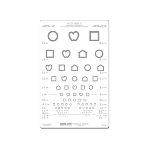 Good-Lite LEA® Vision Tests 1.25% LEA Symbols® Translucent Contrast Chart Set LEA Symbols® Translucent Contrast Chart Set