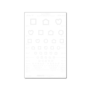 Good-Lite LEA® Vision Tests 25% LEA Symbols® Translucent Contrast Chart Set LEA Symbols® Translucent Contrast Chart Set