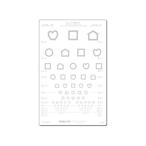 Good-Lite LEA® Vision Tests 5% LEA Symbols® Translucent Contrast Chart Set LEA Symbols® Translucent Contrast Chart Set