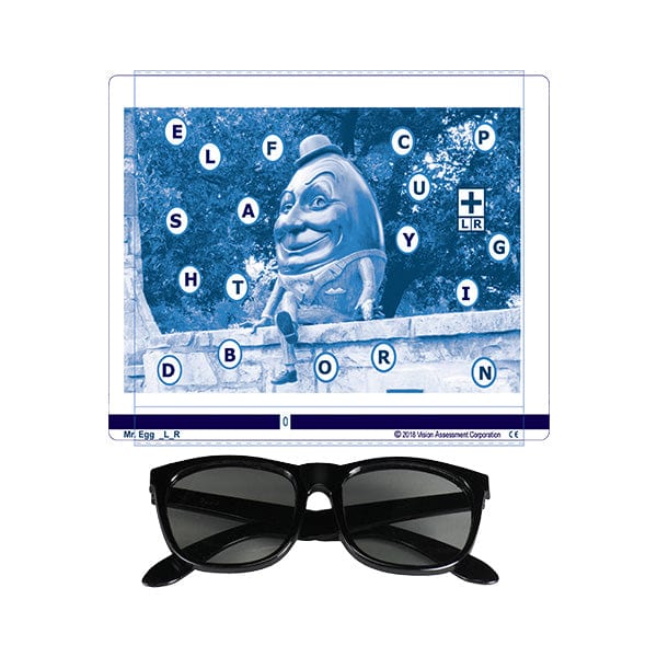 egg goggles Polarized Variable Vectograph: Mr. Egg