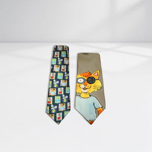 Good-Lite Novelty Items Necktie: Patch Cat