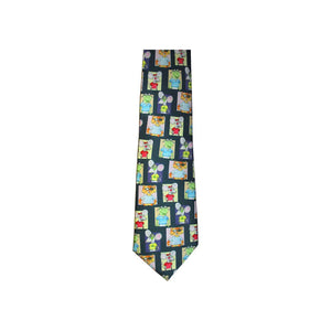 Good-Lite Novelty Items Necktie: Patch Cat - Blue Necktie: Patch Cat