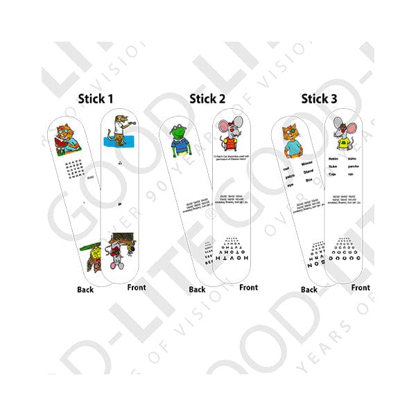 Good-Lite Patch Cat Fixation Sticks - Set of 3