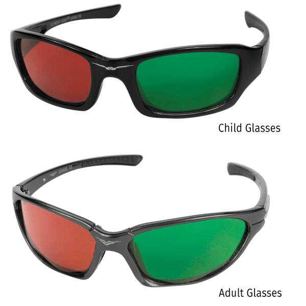 Good-Lite Red & Green Wraparound Glasses