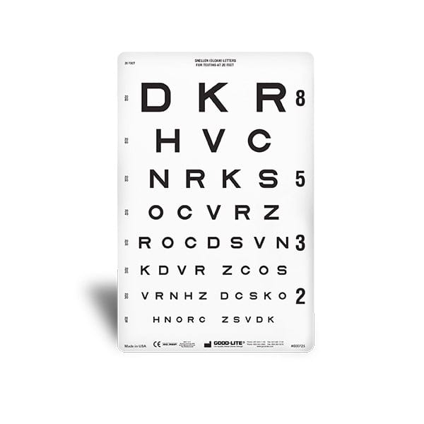 Good-Lite Sloan Letter Linear-Spaced Distance Chart