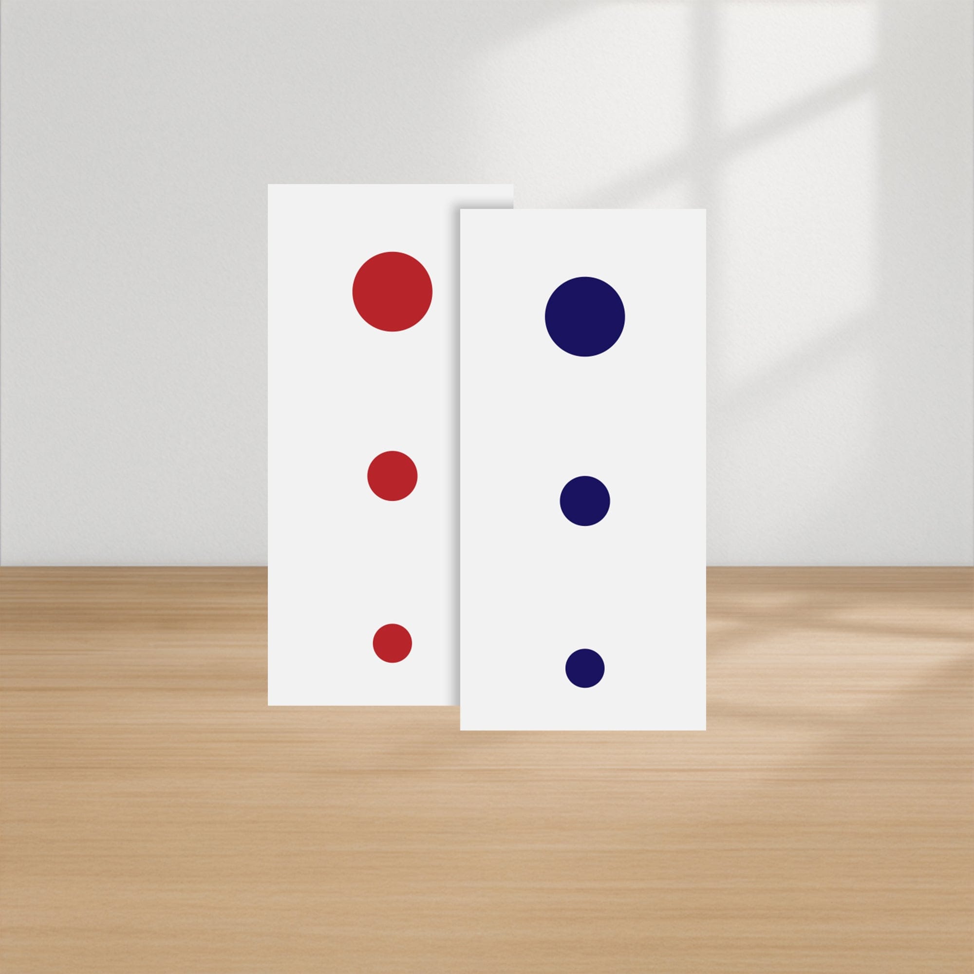 Good-Lite Therapeutic Aids Convergence 3 Dot Double-Sided Card