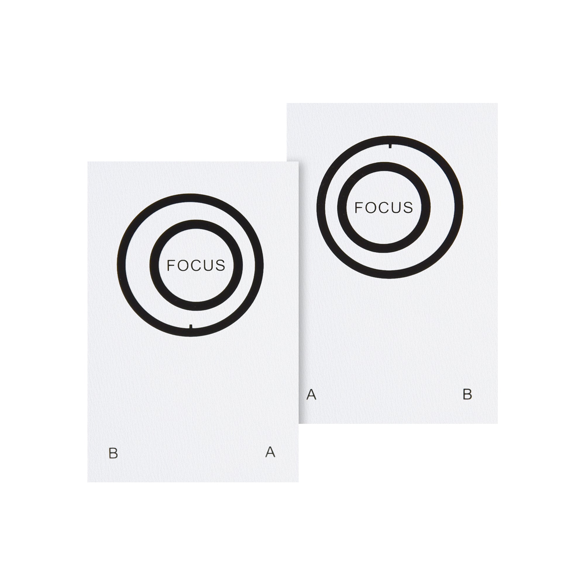 Good-Lite Therapeutic Aids Eccentric Circles: Black-Paper, 1 Pair Eccentric Circles: 1 Pair