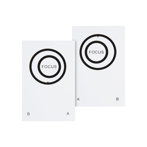 Good-Lite Therapeutic Aids Eccentric Circles: Black-Paper, 1 Pair Eccentric Circles: 1 Pair