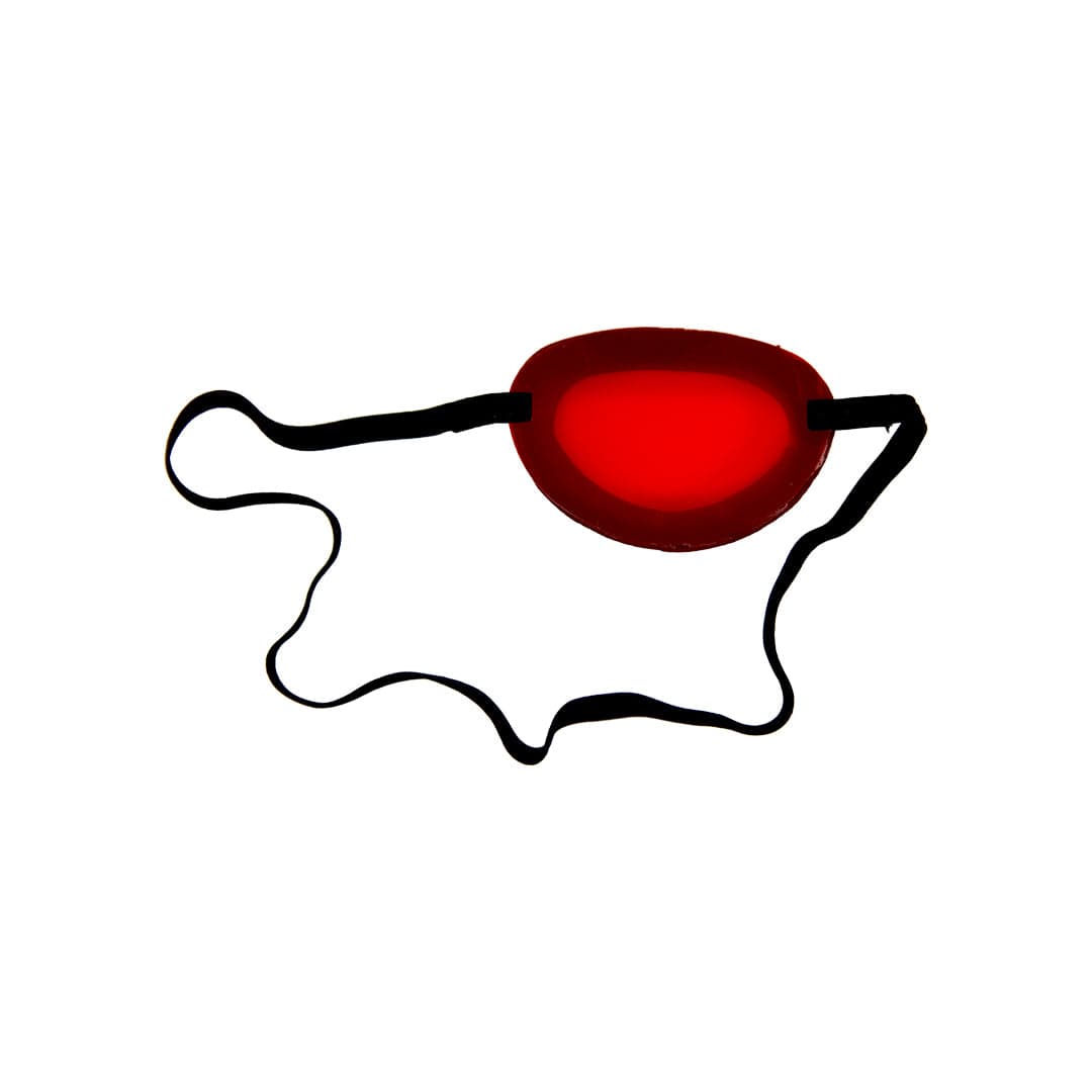 Good-Lite Therapeutic Aids Eye Patch: Red - Large, 2 pack Eye Patch: Red - 2 pack