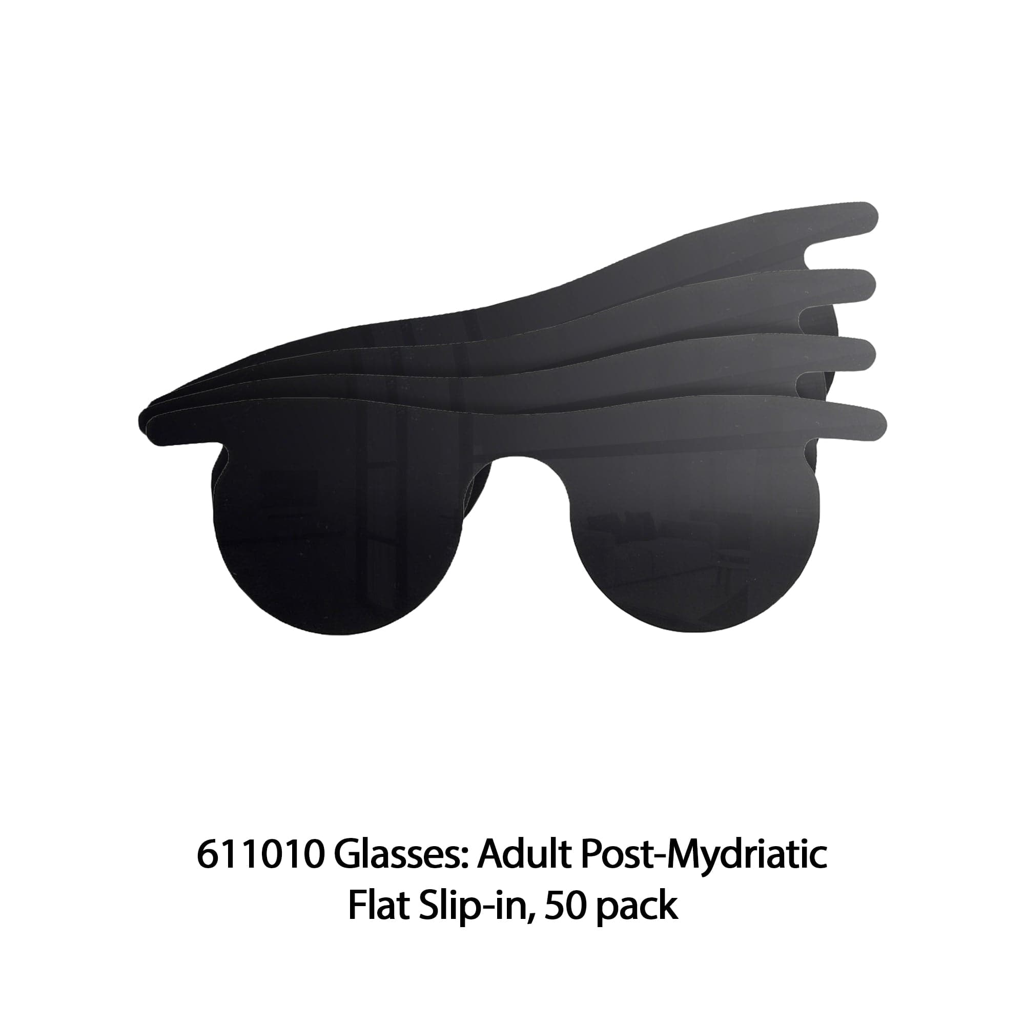 Good-Lite Therapeutic Aids Glasses: Adult Post-Mydriatic Flat Slip-in, 50 pack Glasses: Adult Post-Mydriatic Flat Slip-in