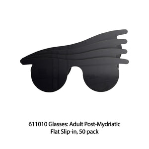Good-Lite Therapeutic Aids Glasses: Adult Post-Mydriatic Flat Slip-in, 50 pack Glasses: Adult Post-Mydriatic Flat Slip-in