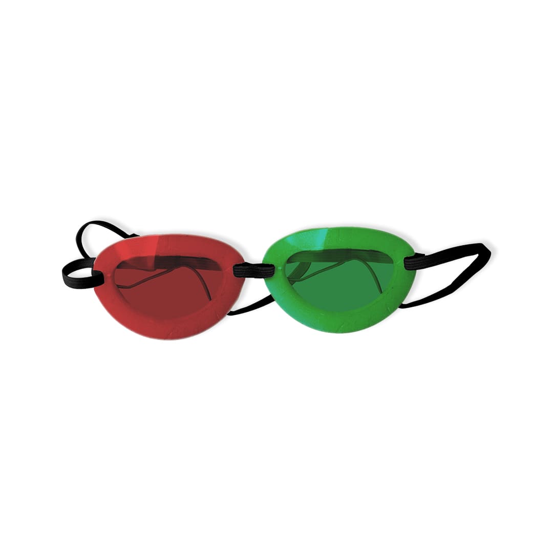 Good-Lite Therapeutic Aids Goggles: Anti-Suppression - Red/Green - Large Goggles: Anti-Suppression - Red/Green - Small & Large