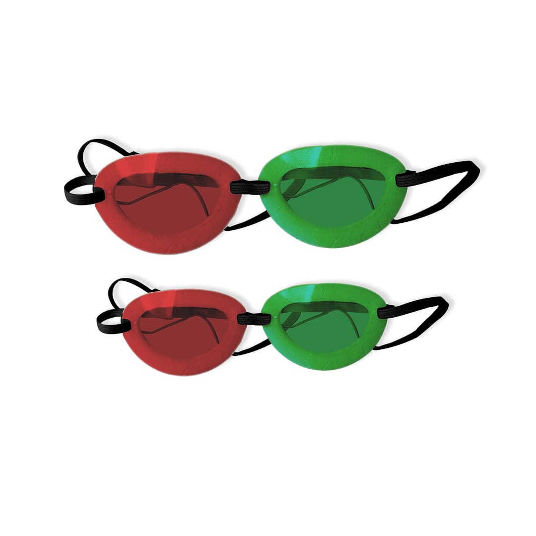 Good-Lite Therapeutic Aids Goggles: Anti-Suppression - Red/Green - Small & Large