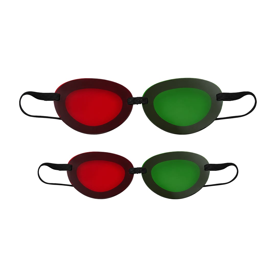 Good-Lite Therapeutic Aids Goggles: Anti-Suppression - Red/Green - Small & Large