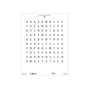Good-Lite Therapeutic Aids Z-Axis Accommodative Rock Chart: Distance Styrene Chart Z-Axis Accommodative Rock Charts