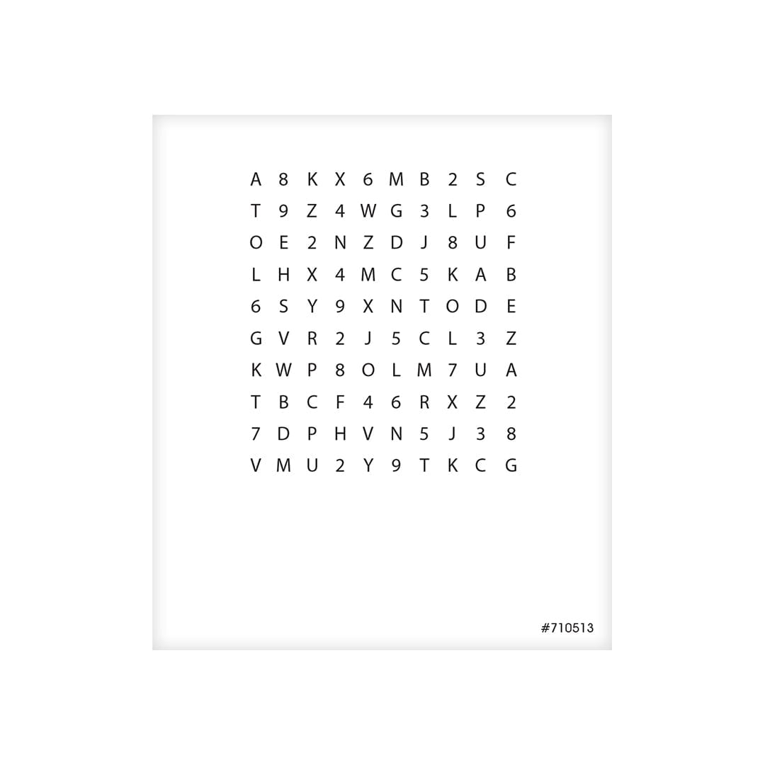 Good-Lite Therapeutic Aids Z-Axis Accommodative Rock Chart: Opaque Near Cards, Single Z-Axis Accommodative Rock Charts