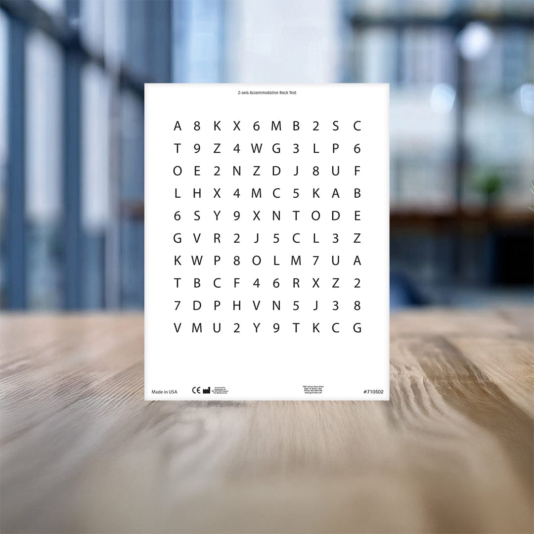 Good-Lite Therapeutic Aids Z-Axis Accommodative Rock Charts