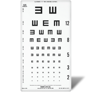 Good-Lite Tumbling E Wide-spaced Distance Chart