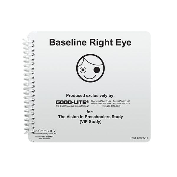 Good-Lite VIP Baseline Book with crowded  LEA Symbols® VIP Screener Set, with crowded  LEA Symbols®