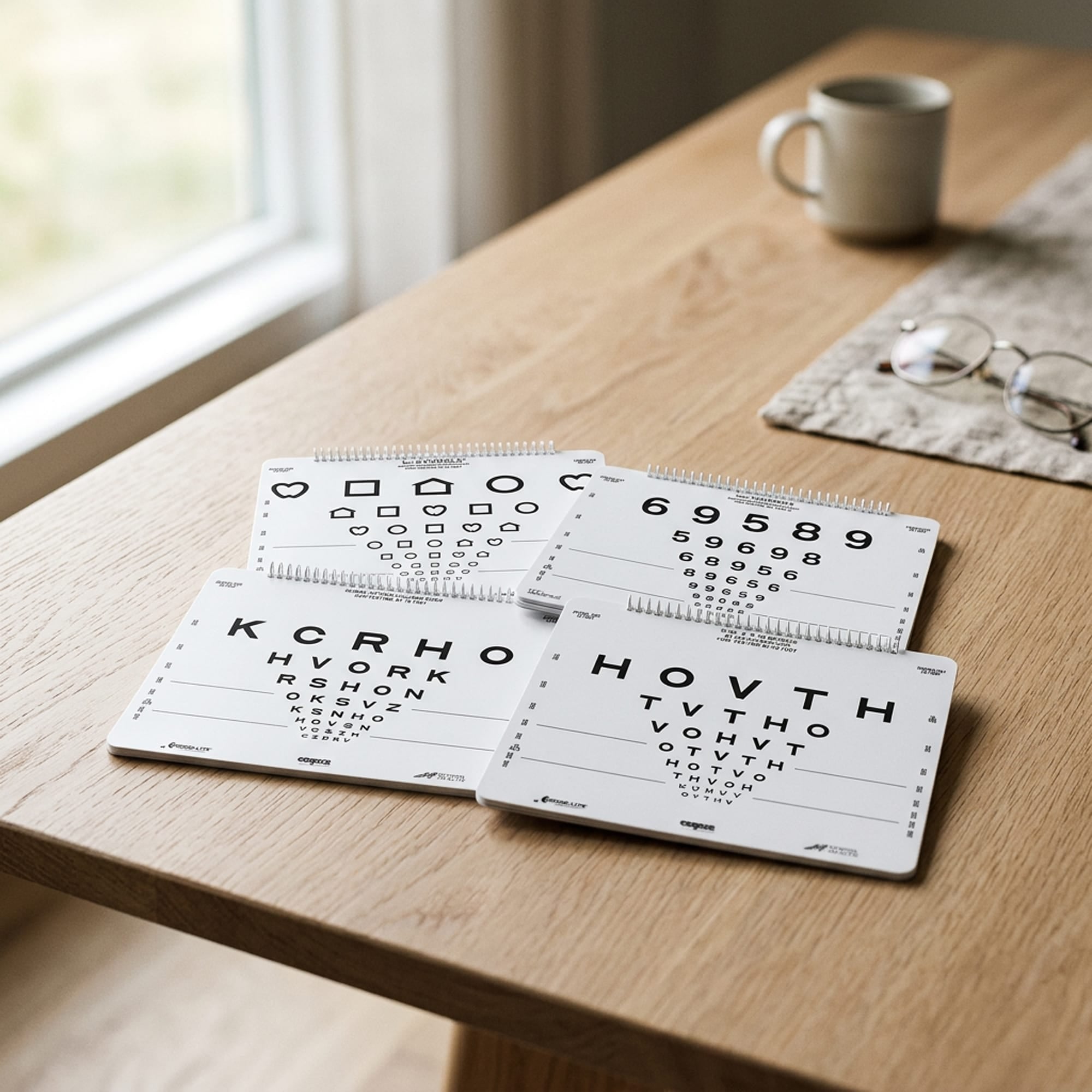 Good-Lite Vision Testing Aids AAPOS: Distance Charts with LEA SYMBOLS® and LEA NUMBERS® (10ft/3m)