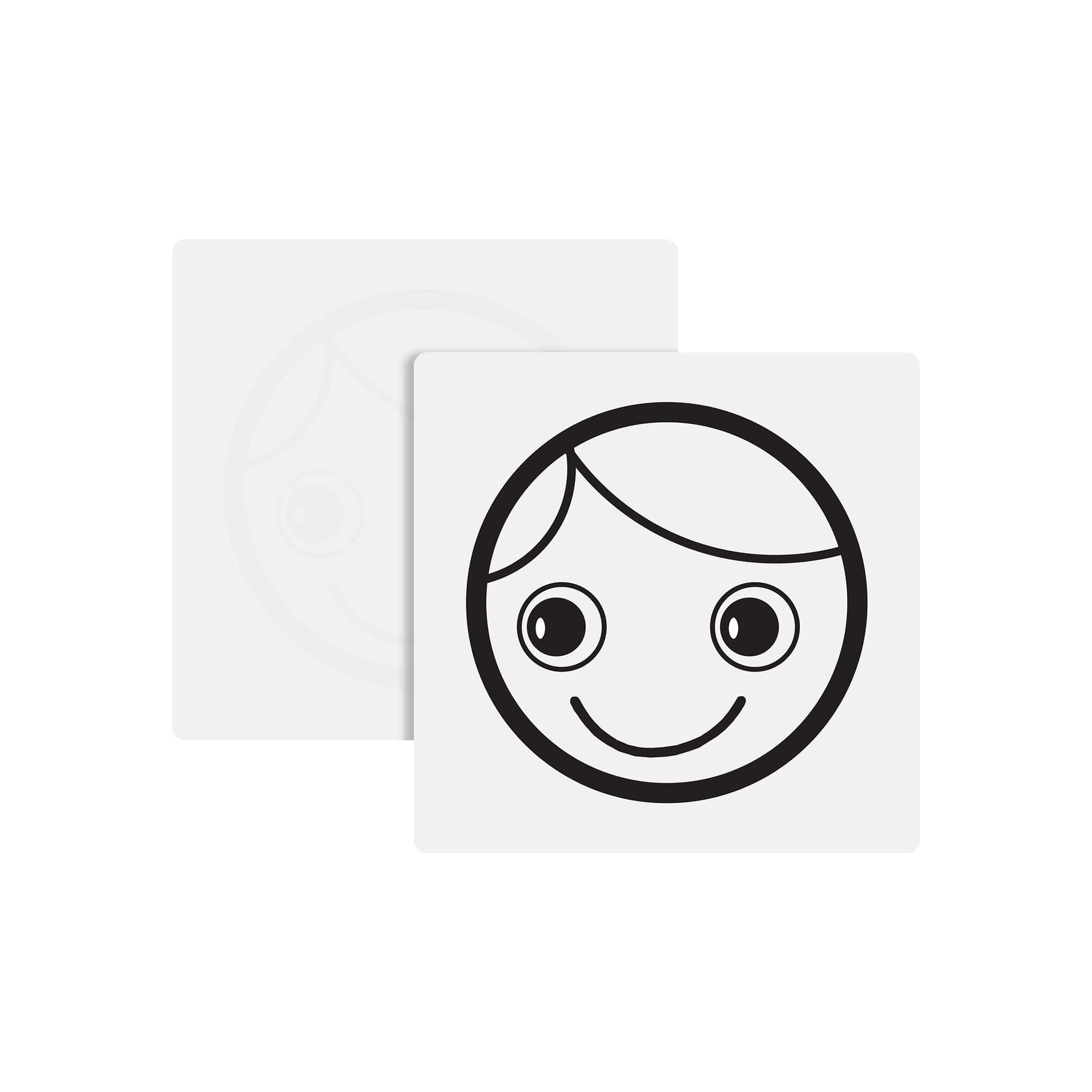 Good-Lite Vision Testing Aids Cards: Hiding Heidi® Low Contrast Face Test