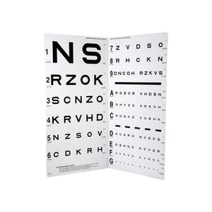 Good-Lite Vision Testing Aids Chart(Distance): Distance Clinical Vision Acuity Testing Chart Set - Sloan Letters (20ft/6m)