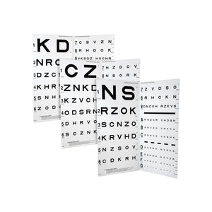 Good-Lite Vision Testing Aids Chart(Distance): Distance Clinical Vision Acuity Testing Chart Set - Sloan Letters (20ft/6m)