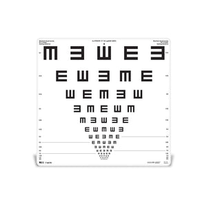 Good-Lite Vision Testing Aids Chart(Distance): LEA SYMBOLS® and Tumbling E Chart Non-Foldable - Set (13ft/4m)-(16.4ft/5m)