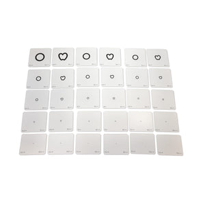 Good-Lite Vision Testing Aids Chart(Distance): LEA SYMBOLS® Single Presentation  Set (10ft/3m)