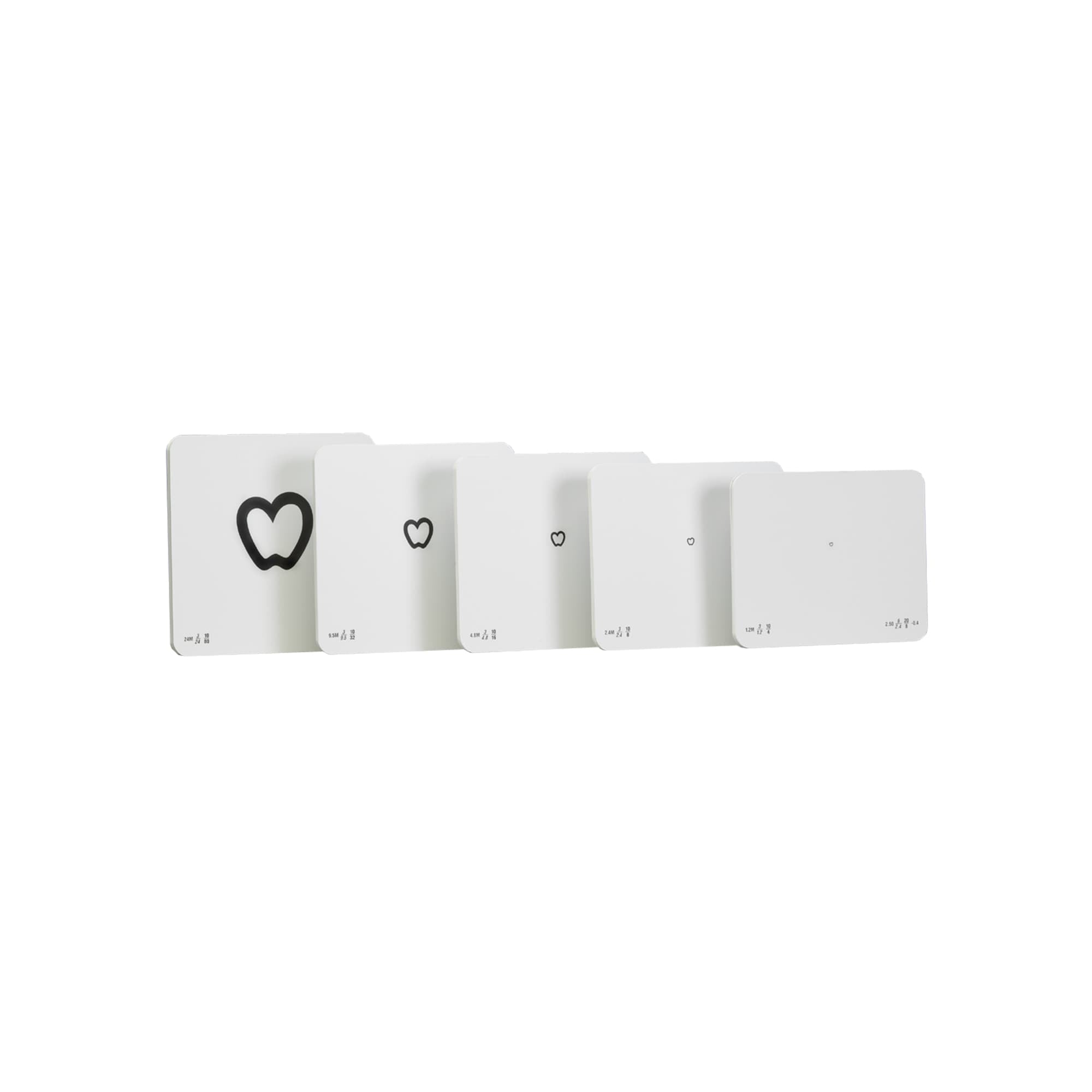 Good-Lite Vision Testing Aids Chart(Distance): LEA SYMBOLS® Single Presentation  Set (10ft/3m)