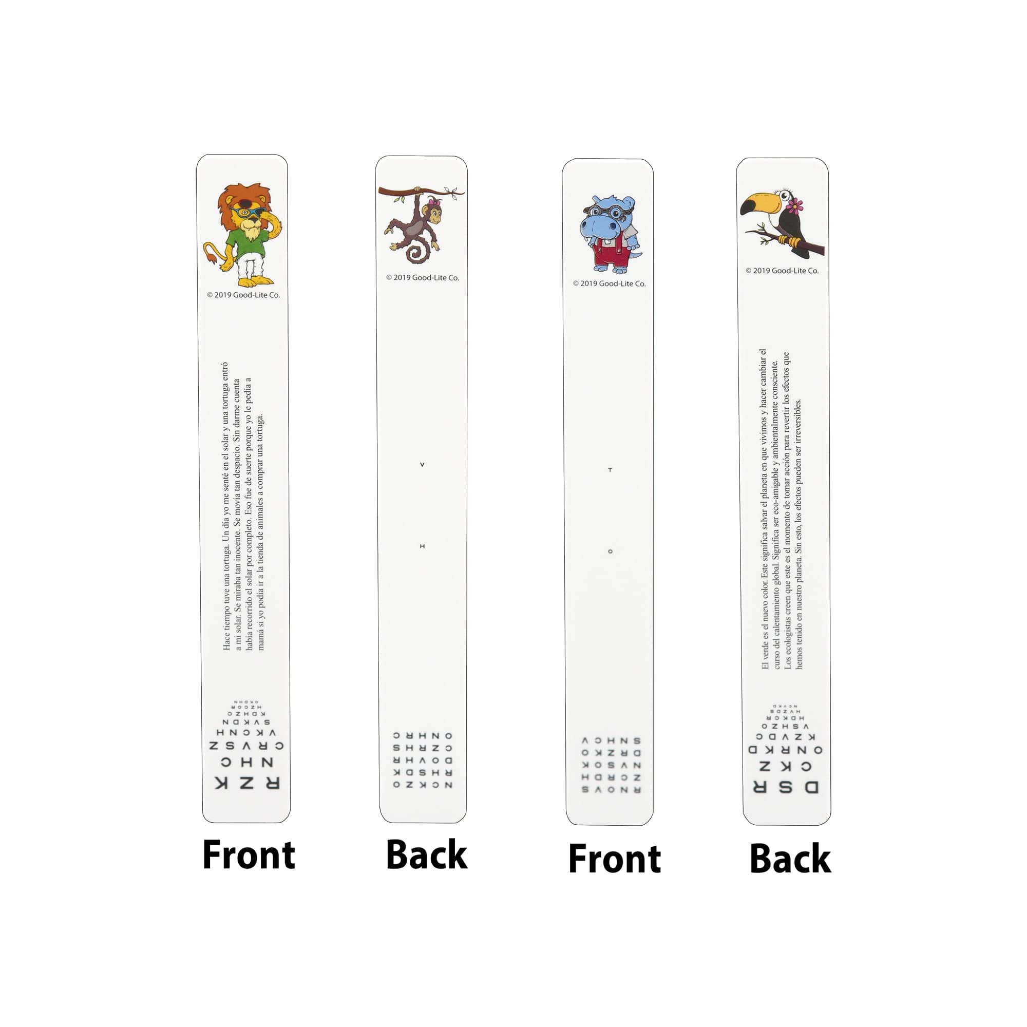 Good-Lite Vision Testing Aids Fixation: Stick - Good-Lite Eye Team® Set of 2 - Spanish Fixation: Stick - Good-Lite Eye Team®