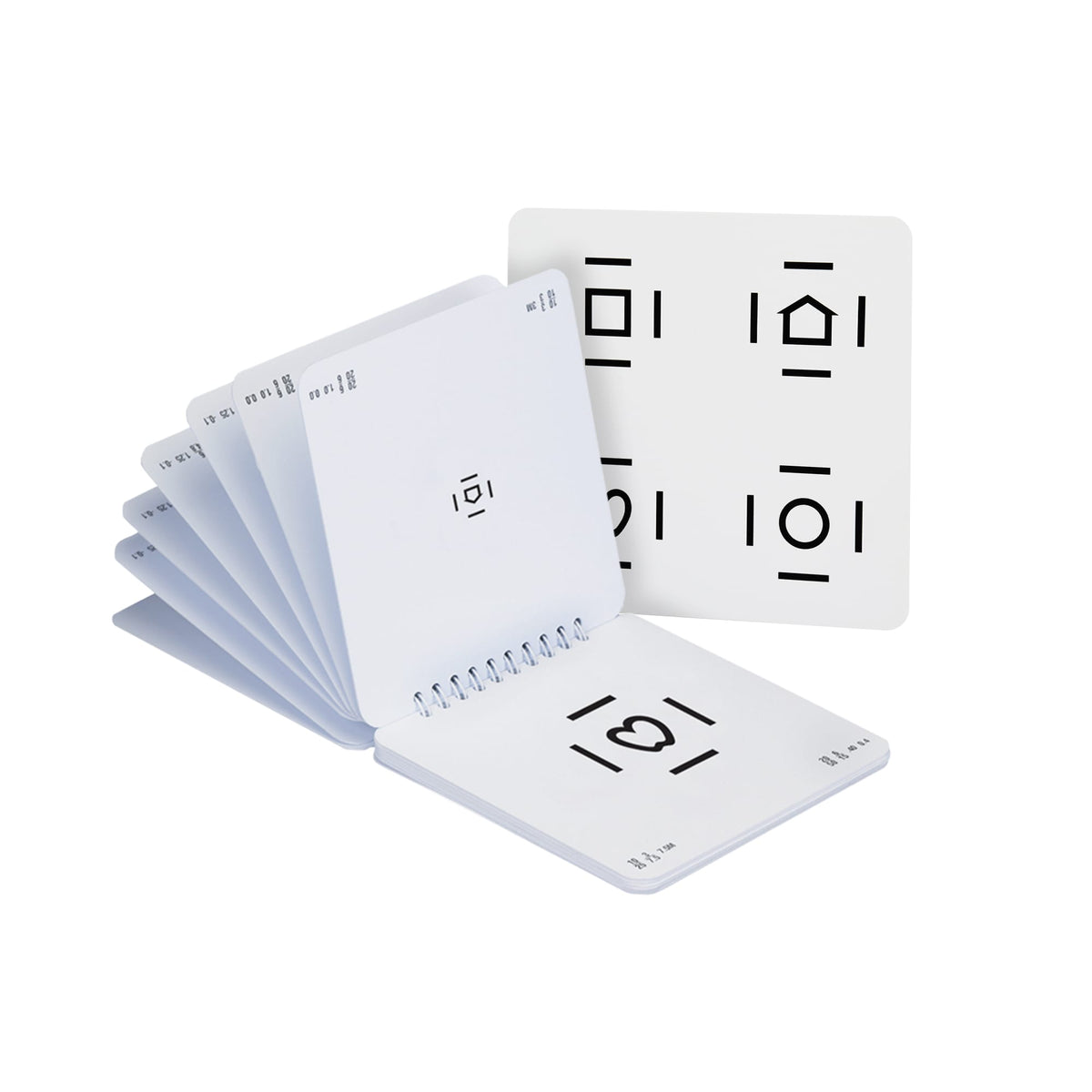 Good-Lite Vision Testing Aids Flip Book: LEA SYMBOLS® -  50% Crowding Bars (10ft/3m)