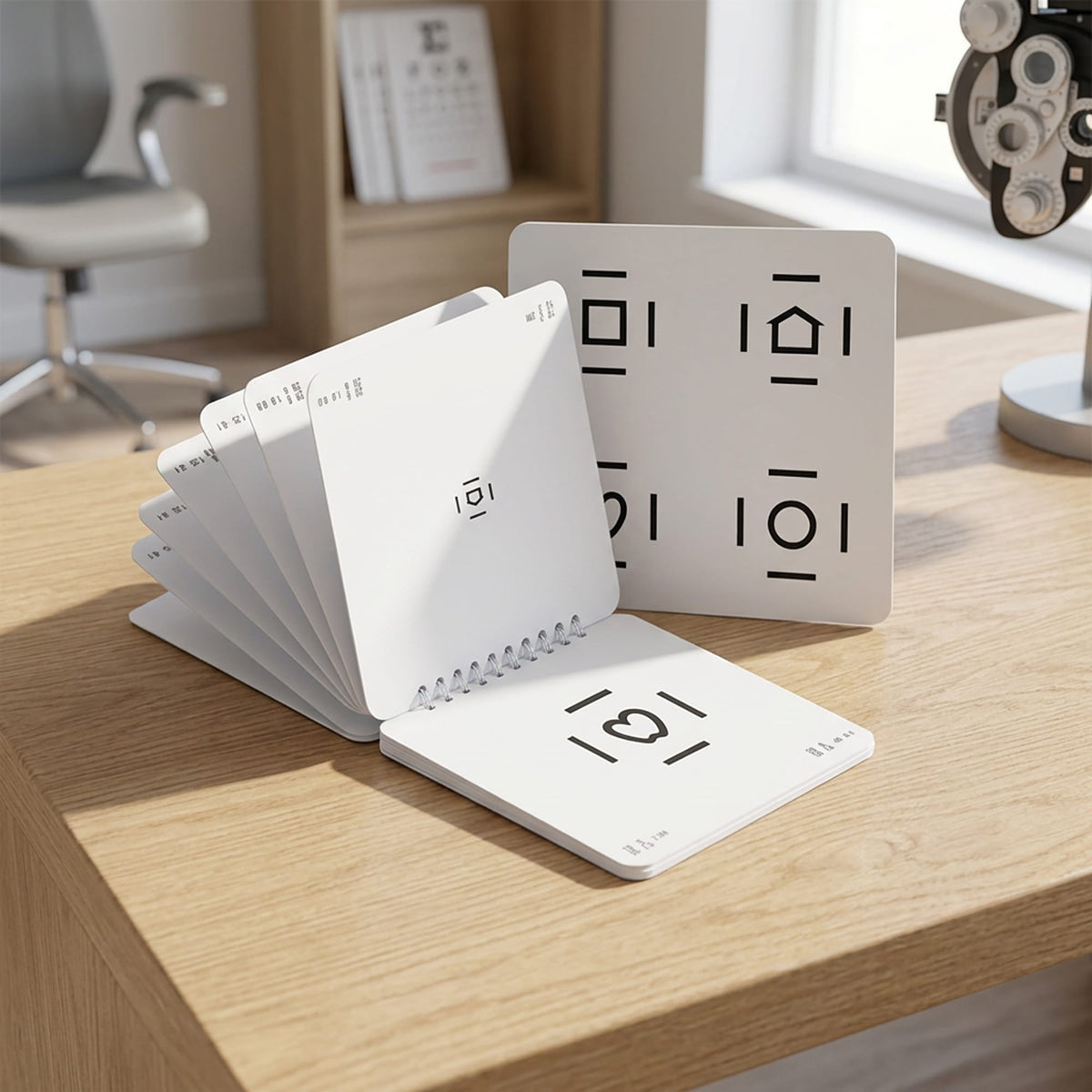 Good-Lite Vision Testing Aids Flip Book: LEA SYMBOLS® -  50% Crowding Bars (10ft/3m)