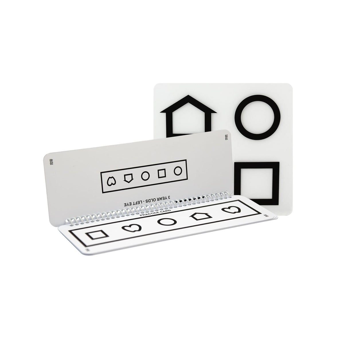 Good-Lite Vision Testing Aids Flip Book: LEA SYMBOLS® - MASSTest Format (10ft/3m)