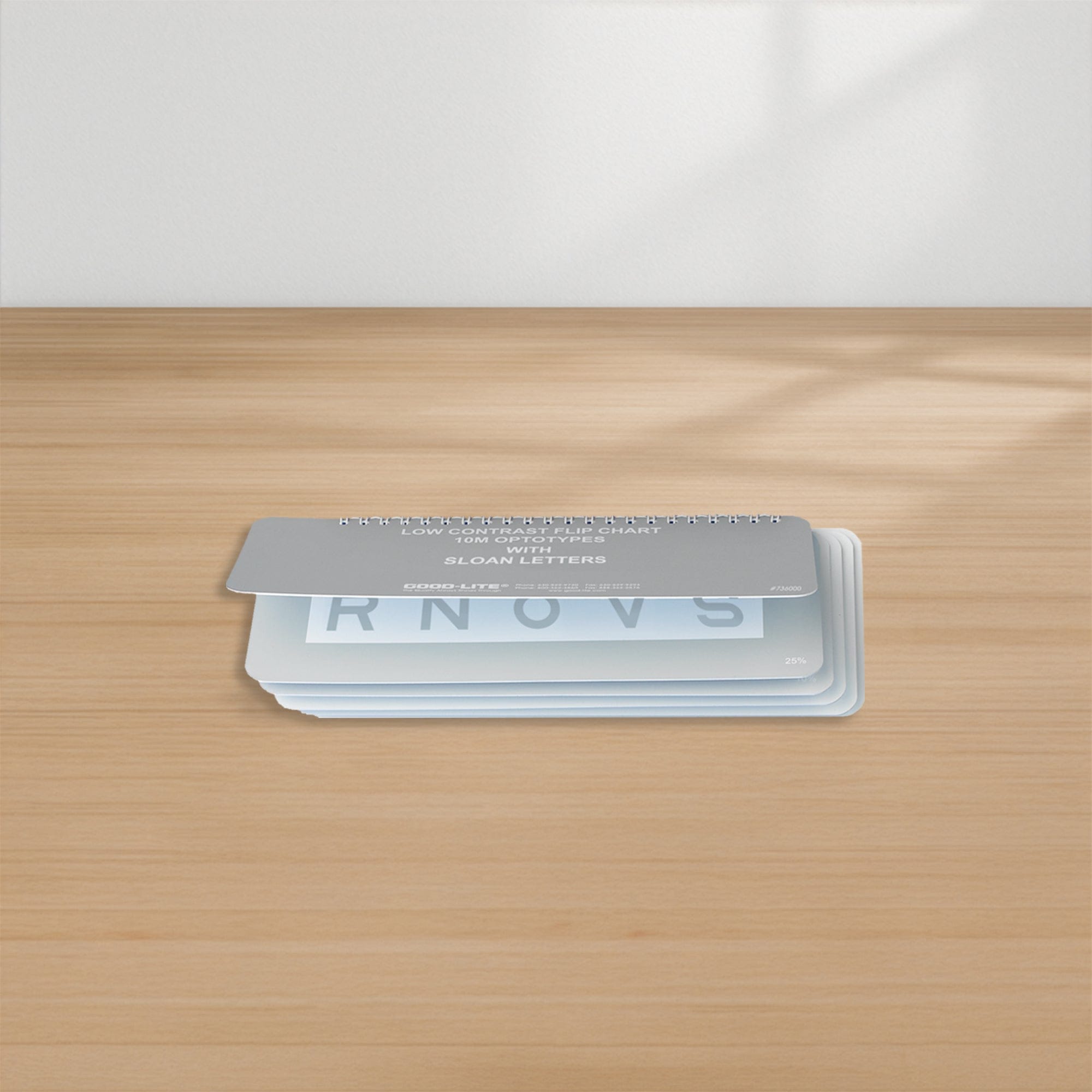 Good-Lite Vision Testing Aids Flip Book:  Sloan Letter Low Contrast