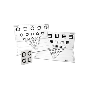 Good-Lite Vision Testing Aids Folding Chart:  LEA SYMBOLS®/E Chart - Set (10ft/3m)