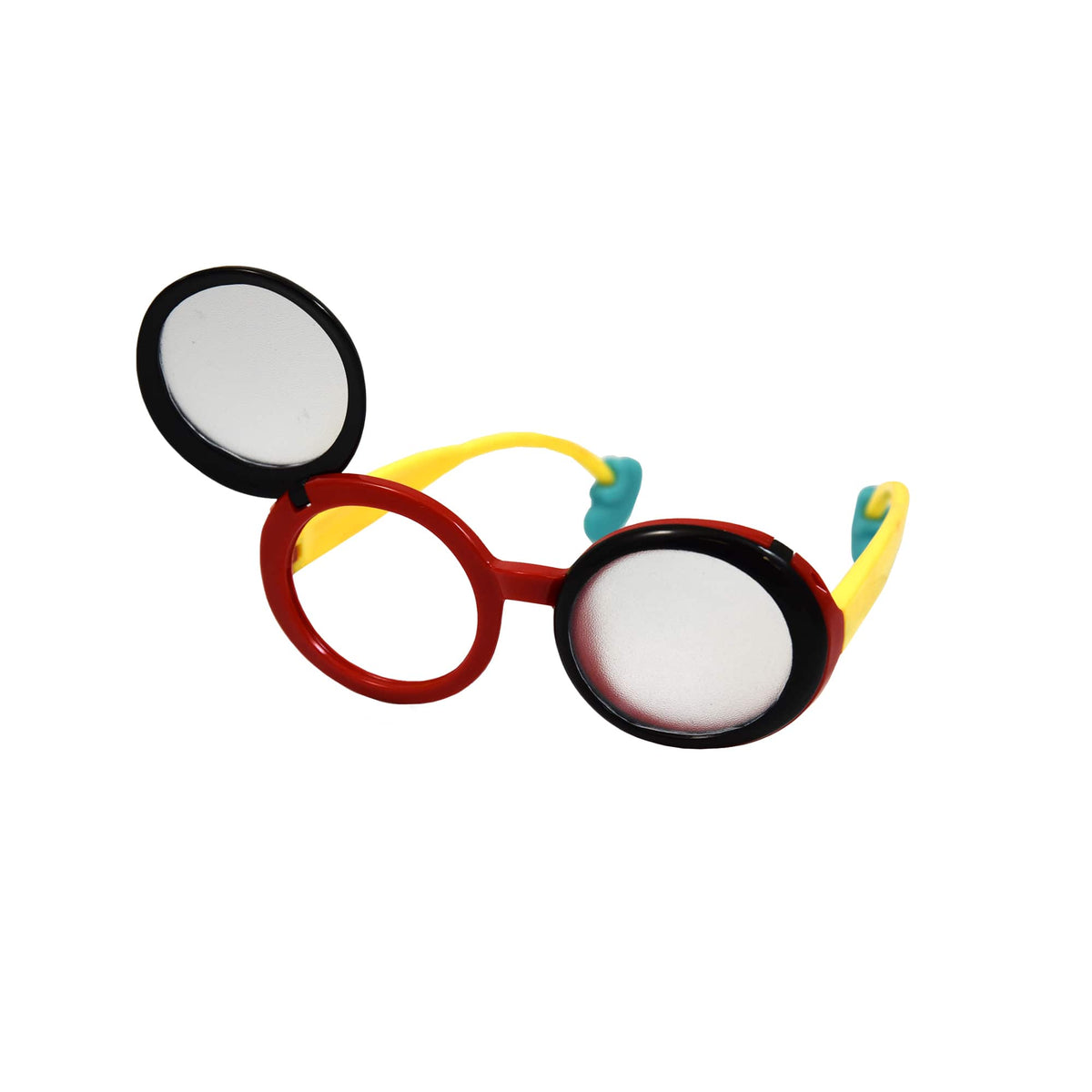Good-Lite Vision Testing Aids Occluder Glasses: Flip-Up - Fun Frames - Frosted Fun Frames Flip-Up Occluder Glasses for Kids – Pediatric Vision Screening & Occlusion Therapy, Latex-Free (Frosted or Opaque)