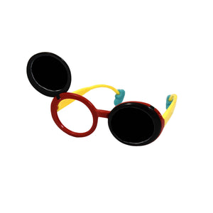 Good-Lite Vision Testing Aids Occluder Glasses: Flip-Up - Fun Frames - Opaque Fun Frames Flip-Up Occluder Glasses for Kids – Pediatric Vision Screening & Occlusion Therapy, Latex-Free (Frosted or Opaque)