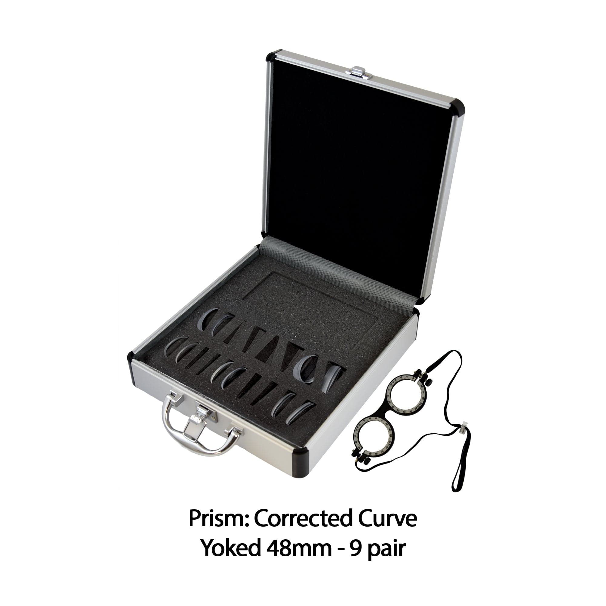 Good-Lite Vision Testing Aids Prism: Corrected Curve Yoked 48mm - 9 pair Prism: Corrected Curve Yoked 48mm
