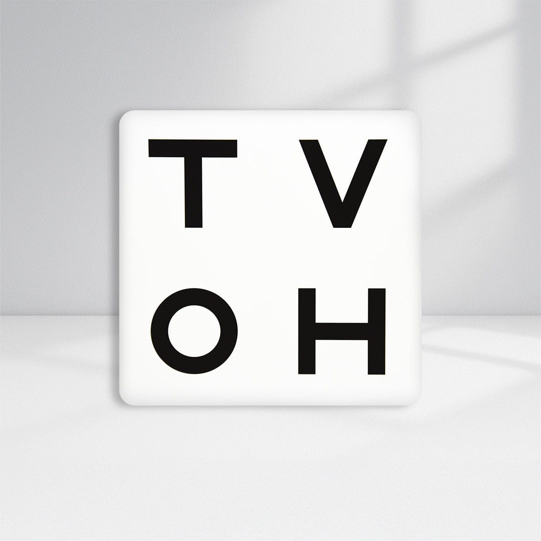 Good-Lite Vision Testing Aids Response Panel: HOTV - White Opaque